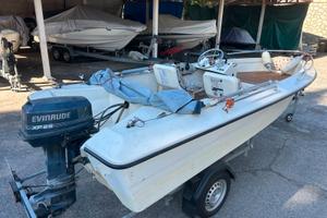 Molinari 470 + Evinrude 25 e carrello