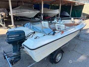 Molinari 470 + Evinrude 25 e carrello