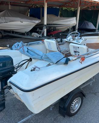 Molinari 470 + Evinrude 25 e carrello