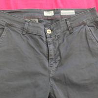 Pantaloni Nuvolari denim blu navy slim 46