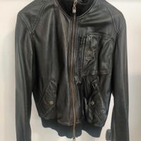 Bomber in pelle uomo Armani 