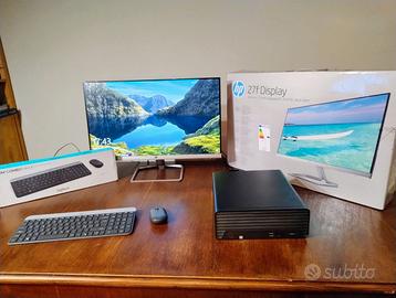 Postazione Completa HP ProDesk 400 G7 (T400 4gb)