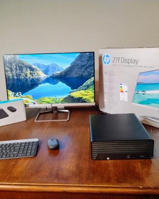 Postazione Completa HP ProDesk 400 G7 (T400 4gb)