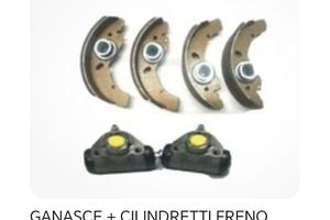 4 ganasce 2 cilindretti freni per minicar
