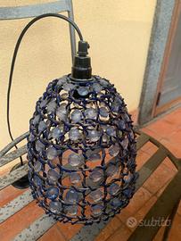 Lampadario blu