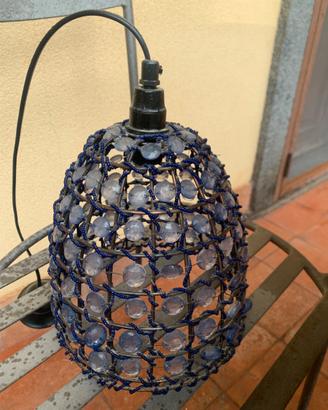 Lampadario blu