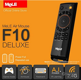 Mele F10 Deluxe Air Mouse + tastiera wireless + IR