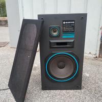 Cassa acustica Sanyo vintage anni '80