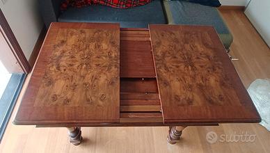 Tavolo 120x90 legno massiccio estensibile
