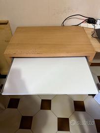 Scrivani Ikea con piano tastiera retrattile