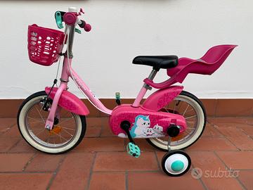 Bici bambina 14” multiaccessoriata