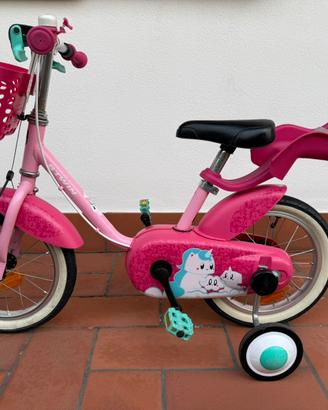 Bici bambina 14” multiaccessoriata