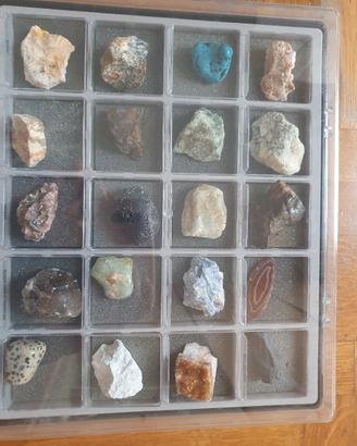collezione di minerali