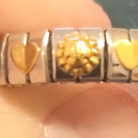 Anello Nomination con dettagli oro 18 carati