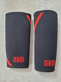 Ginocchiere Palestra SBD in neoprene 7mm taglia S