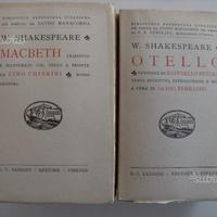 Lotto volumi Sansoni Shakespeare 1942