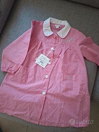 Grembiule rosa quadretti Brums. 4 anni