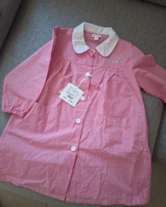 Grembiule rosa quadretti Brums. 4 anni