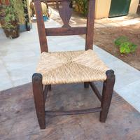 Antica sedia da bambino