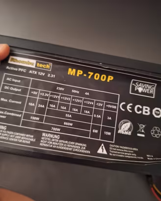 Alimentatore pc gaming