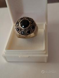 anello uomo argento