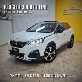 Peugeot 3008 BlueHDi 130 S&S EAT8 GT Line - TETTO/