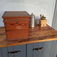 Svuotatasche contenitore in legno 