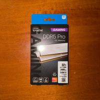 Crucial Pro RAM DDR5 32GB Kit 2x16GB 6400MHz CL32