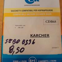 SACCHETTI ASPIRAPOLVERE KARCHER CDB68
