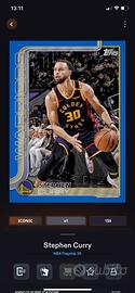 Nba topps collect digital stephen curry