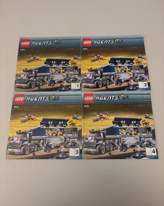 lego agents 8635 istruzioni originali