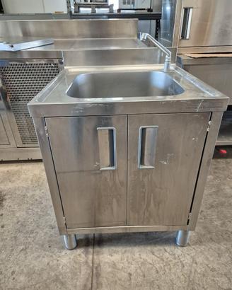LAVELLO INOX 2 SPORTELLI USATO