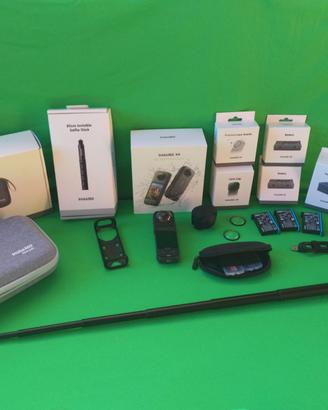 INSTA360 X4 8K + MEGA KIT ACCESSORI ACTION SPORTS