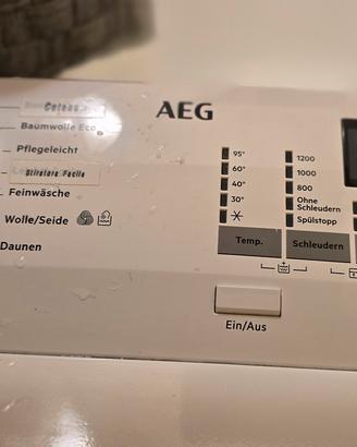 Lavatrice AEG carica dall'alto