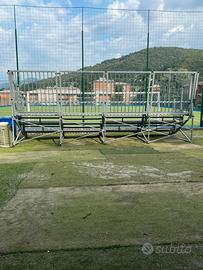 TRIBUNA MODULARE IN ACCIAO PER SPETTATORI
