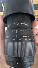Obiettivo sigma DG 70-300 F 4-5.6