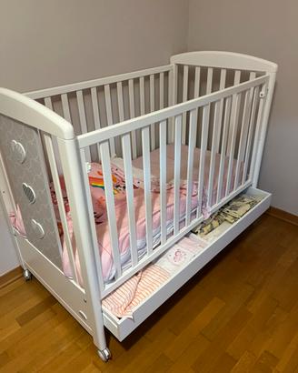 Lettino in legno Foppapedretti Lovely bianco