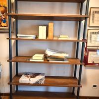 Libreria legno e metallo