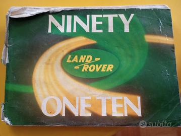 Istruzioni LAND ROVER 90
