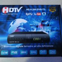 DIGITALE TERRESTRE DECODER PER TV FULL HD DVB T3