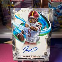 Jayden Daniels autograph topps inception nfl 2024