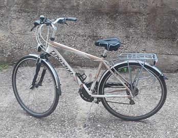 bici uomo city trekking Shimano ammortizzata 
