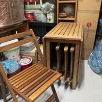 Tavolo in Legno per giardino o terrazzo