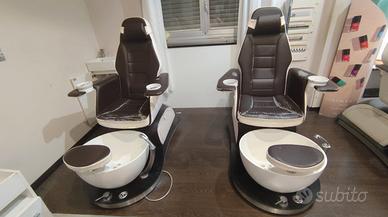 Coppia Poltrone SPA Pedicure con Idromassaggio