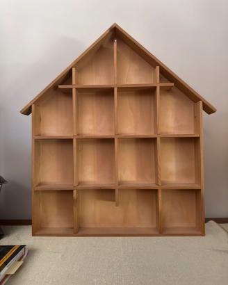 Casetta in legno porta oggetti