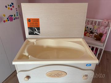 Fasciatoio bagnetto con cassettiera PALI