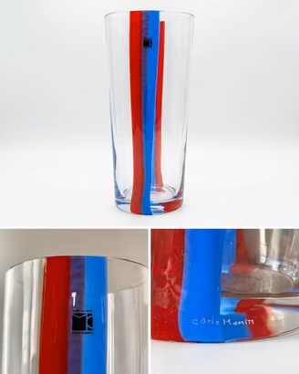 Vaso Carlo Moretti Murano Anni 2000 Vintage