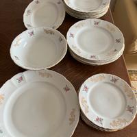 servizio da 6 piatti vintage 1960 CZECHOSLOVAKIA