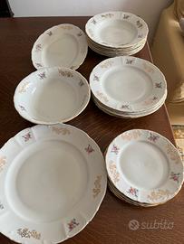 servizio da 6 piatti vintage 1960 CZECHOSLOVAKIA