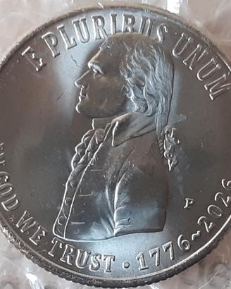 medaglia quarto di dollaro 250 anni indipendenza 